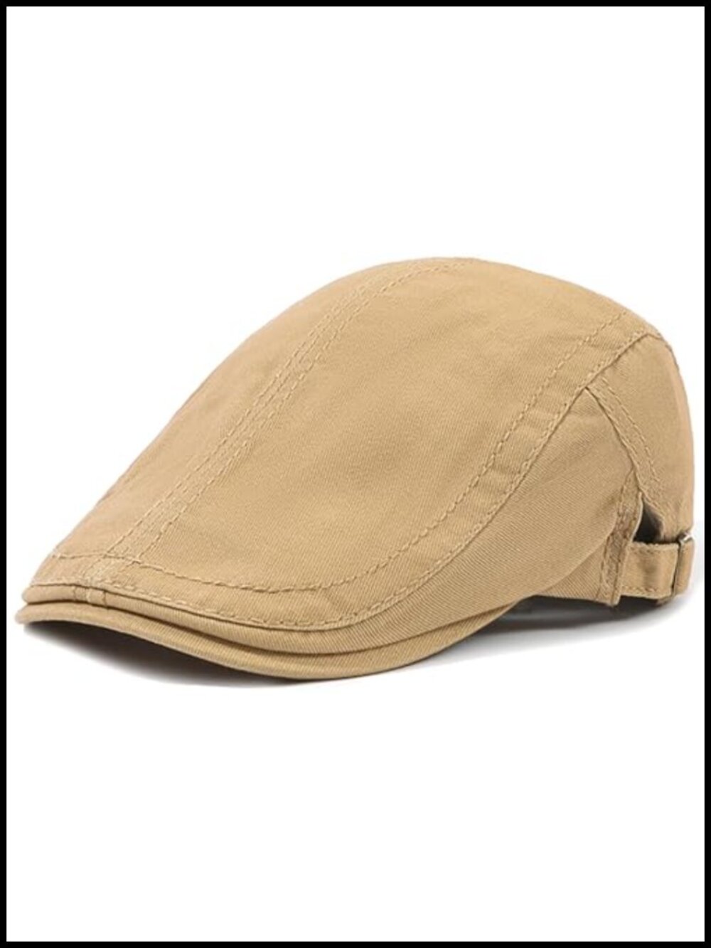 Cotton Flat Cap Cabbie Driving Newsboy Ivy Hat Adjustable
